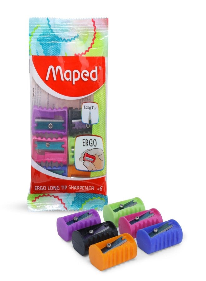 Maped My Study Buddy Kit-Pack of 6| 2 different Style Wooden Pencil set (20pcs), 8pcs Non-toxic Erasers, 6pcs Long tip sharpeners, 15cm Twist & flex scale & 12 Magic Stone|Ultimate School Starter Pack - Image 3